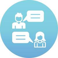 Conversation Vector Icon