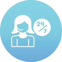 Customer Service Agent Vector Icon