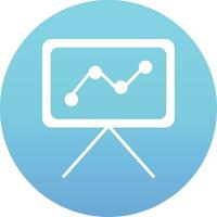 Line Chart Vector Icon