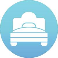 Single Bed Vector Icon