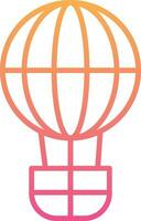 Hot Air Balloon Vector Icon