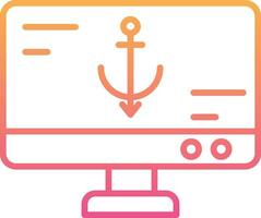 Anchor Text Vector Icon