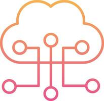 Cloud Configuration Vector Icon