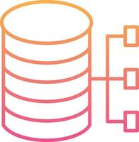 icono de vector de base de datos