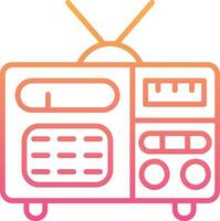 icono de vector de radio