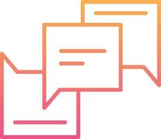 Speech Bubbles Vector Icon