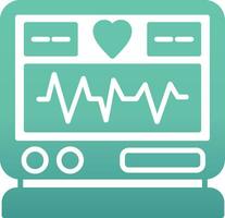 Electrocardiogram Vector Icon