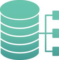 icono de vector de base de datos