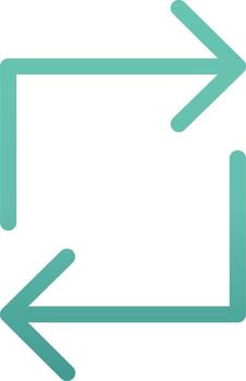 icono de vector de bucle