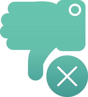 Dislike Vector Icon