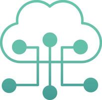 Cloud Configuration Vector Icon