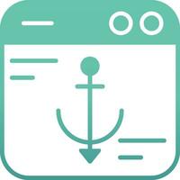 Anchor Text Vector Icon