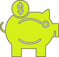 Piggy Bank Vector Icon