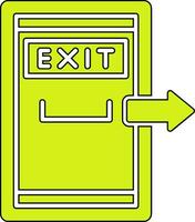 Exit Door Vector Icon