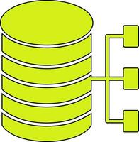 icono de vector de base de datos