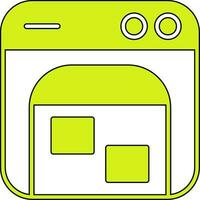 Webpage Vector Icon