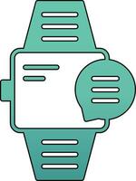 icono de vector de reloj inteligente