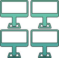 Monitors Vector Icon