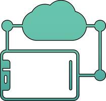 Data Transfer Vector Icon