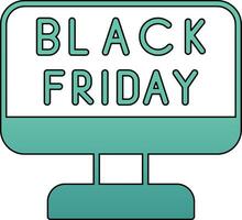 Black Friday Vector Icon