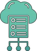 Cloud Server Vector Icon