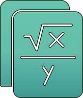 Formula Vector Icon