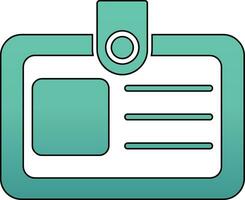 Identification Card Vector Icon