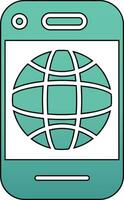 Mobile Internet Vector Icon