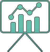 Stats Presentation Vector Icon