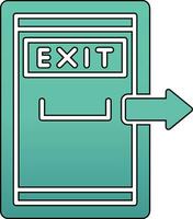 Exit Door Vector Icon