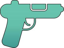 icono de vector de pistola