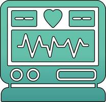 Electrocardiogram Vector Icon