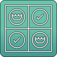 Checkers Vector Icon