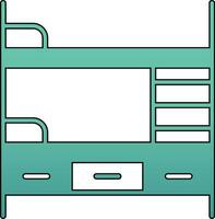 Bunk Bed Vector Icon