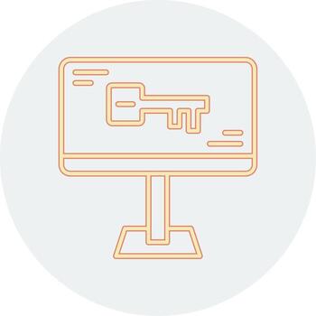 icono de vector de computadora