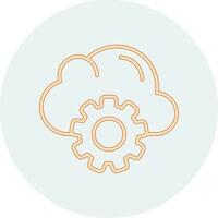 Cloud Computing Vector Icon