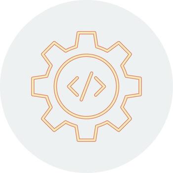 icono de vector de codificación