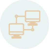 icono de vector de computadora