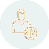 Lawyer Vector Icon