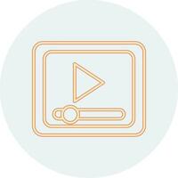 Video Player Vector Icon