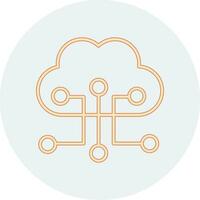 Cloud Configuration Vector Icon