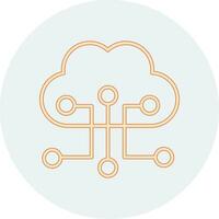 Cloud Configuration Vector Icon