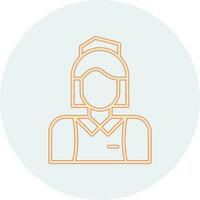 Flight Attendant Vector Icon