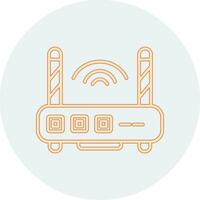 icono de vector de enrutador wifi