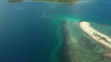 Aerial view of Maltatayoc island video