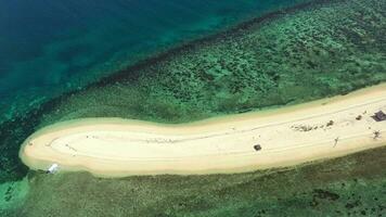 antenne visie van maltayoc eiland video