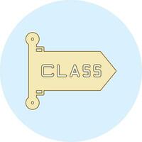 icono de vector de clase