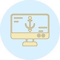 Anchor Text Vector Icon