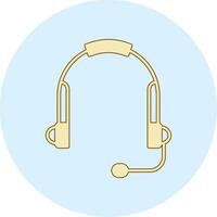 icono de vector de auriculares