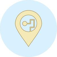 Pin Location Vector Icon